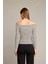 Omzu Açık Çizgili Uzun Kollu Bluz G5052AX25WN 5