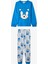 Lacivert Erkek Çocuk Sonic Uzun Kollu Pamuklu Pijama Takımı 1