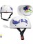 Retro Gangster Kişiselleştirilmiş Beyzbol Şapkası Boyalı Kask Kepçe Kask Örnek Kask Erkek ve Kadın Elektrikli Araba Beyzbol Şapkası Yarım Kask 3c (Yurt Dışından) 1