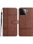 Xiaomi 15T Pro Cüzdan Kılıflı Inek Derisi Dokulu Pu Deri Telefon Kılıfı (Yurt Dışından) 1
