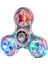 Kristal Aydınlık LED Işık Fidget Spinner El Üst Iplikçiler Karanlık Edc Stres Rahatlama Oyuncakları Kinetik Giroskopta Kilitlenir: Beyaz (Yurt Dışından) 1