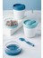 2'li Set Taşınabilir Kaşıklı Yoğurt Kabı - 700 ml Pratik Yemek Saklama ve Müsli Kabı 7176461 2
