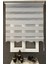 Plisei Stor Zebra Perde Etek Dilimli (Gri) 6