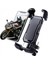 360° Derece Ayarlanabilen Gidon Bağlantılı Bisiklet Motosiklet Için Abs 4-7.8″ Inç Telefon Tutucu 1