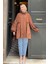 Lopez Balon Kol Tunik Acı Kahverengi 1