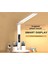 LED Dokunmatik Katlanabilir Masa Lambası Takvim Sıcaklık Saat Şarjlı Masa Lambası 1