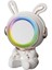 Taşınabilir Rgb Işılı Sevimli Figürlü Mikrofonlu Karaoke Bluetooth Hoparlör Krem 2