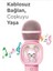 Taşınabilir Rgb Işılı Sevimli Figürlü Mikrofonlu Karaoke Bluetooth Hoparlör Pembe 4