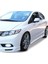 Honda Civic Fb7 Custom Yan Marşpiyel Seti Plastik 2 Adet Mat Siyah 2012 2013 2014 2015 2016 3