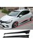 Renault Clio 4 Rs Yan Marşpiyel Seti Plastik 2 Adet Mat Siyah 2012-2019 1