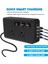 200W Araç Inverter Dc 12V - 110V Ac Güç Invertörleri USB Bağlantı Noktaları Şarj Cihazı Adaptörü Araç Fiş Dönüştürücü LED Ekran Us Fişi (Yurt Dışından) 4