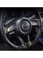 Araç Aksesuarları, Karbon Fiber Iç Direksiyon Düğmesi Sequin Dekoratif Kapak, Mazda 3 6 Cx-4 Cx-5 Cx-9 (Yurt Dışından) 3