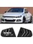 Araba Yan Pencere Kepçe Kapağı Kapak Havalandırma Karbon Yüzey Tarzı Spoiler Scirocco Için Dekoratif 2009-2018 (Yurt Dışından) 2
