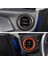 Araba Gösterge Tablosu Her Iki Tarafı Klima Outlet Havalandırma Trim Çerçeve Çıkartmalar Toyota 86 Subaru Brz 2012-2020 (Kırmızı) (Yurt Dışından) 2