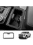 Araba Merkezi Konsol Su Kupası Tutucu Dekorasyon Çerçevesi Toyota Tacoma 2024 Araç Aksesuarları Karbon Fiber (Yurt Dışından) 4