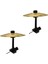 2pcs Mini Araba Davul Zil Klipsli Klipsli Hava Havalandırma Aksesuarı Müzik Dekoru Tüm Araç Türleri Için Müzik Meraklıları Için Hediye (Yurt Dışından) 2