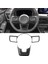 Nissan Rogue X-Trail 2021 2022 2023 Direksiyon Simidi Paneli Çerçeve Kapak Döşeme Iç Aksesuarları (Abs Karbon Fiber) (Yurt Dışından) 2