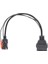 Alfa Lancia Fiat Için 3 Pin - 16 Pin Obdıı Obd2 Konektör Adaptör Araç Kablosu Fiat Için Obd (Yurt Dışından) 1