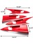 Honda Civic 10TH 2016-2021 Sedan Için Kırmızı Iç Kapı Kolu Kase Paneli Kapak Döşeme (Yurt Dışından) 3
