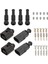 Erkek Dişi Konektör Sensörü Fiş Adaptör Fiş Klip Kiti 1J0973702 1J0973802 6N0906102 Vw Audi Skoda Için (Yurt Dışından) 5