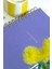 A5 Spiralli Keten Not Defteri Lila 15x21 cm 104 Yapraklı Çizgili 7