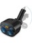 Araba Şarj Cihazı Qc 3.0 2 Soket Ayırıcı Adaptörü Çift USB Pd 18W, Araba Telefonu Için LED Voltaj Ekranlı 18W Gps Dash Cam (Yurt Dışından) 2