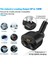 Araba Şarj Cihazı Qc 3.0 2 Soket Ayırıcı Adaptörü Çift USB Pd 18W, Araba Telefonu Için LED Voltaj Ekranlı 18W Gps Dash Cam (Yurt Dışından) 3