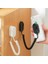4 Pcs Anti Lost Halat Hook Uzaktan Kumanda Tutucu Kordon Güvenlik Kablosu Çok Amaçlı Kancalar Ev Depolama Ganizasyonu Siyah (Yurt Dışından) 5