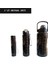 Siyah, 3’lü Set - Sticker’lı Pipetli Matara Seti - 2000ML,900ML,300ML 1