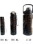Siyah, 3’lü Set - Sticker’lı Pipetli Matara Seti - 2000ML,900ML,300ML 5