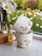 2 Li El Işi Papatya Bahçesi Işlemeli Doğal Seramik Mug Kupa Çay / Cappuccino Fincanı 1
