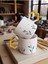 2 Li El Işi Papatya Bahçesi Işlemeli Doğal Seramik Mug Kupa Çay / Cappuccino Fincanı 3