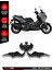 Yamaha Xmax Koruma Sticker Seti 24-25 Parlak 1