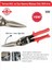 Alüminyum ve Sac Kesme Makası Düz 300 mm 2