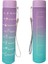 Mor, 3’lü Set - Sticker’lı Pipetli Matara Seti - 2000ML,900ML,300ML 5