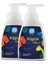 Bebek Dinozor Köpük Sabun Pudra Kokulu 2 x 300 ML| Vegan Hipoalerjenik | Eğlenceli Köpük Form 1