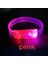 3 Modlu Pilli LED Işıklı Esnek Parti Bilekliği Pembe 6