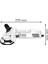 Professional GWS 750-115 mm Avuç Taşlama Makinesi - 0601394000 2