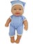 Kıyafetli Et Bebek 35 cm - LMN208 - Mavi (Lisinya) 2
