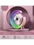 Masaüstü Vantilatör USB Şarjlı Rgb LED Işıklı 3 Kademeli 180° Ayarlanabilir Soğutucu Fan Pembe ( Lisinya ) 1
