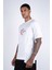 Erkek Kısa Kollu, Gömleklik Garni Kumaşlı, Baskılı, Dikiş Detaylı Regular Fit T-Shirt 2