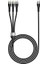 3in1 Usb-A To Lightning - Type-C - Type-C Şarj ve Data Kablosu 20W 1.5m 1