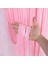 Soft Pembe Püsküllü Kapı Perdesi - Parti, Baby Shower, Cinsiyet Partisi 1x2 M - Lisinya 2
