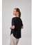 Kadın Siyah Kısa Kollu Yuvarlak Yaka Modal Basic Tişört C1T2N5O2 2