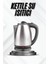Allzey Kettle Su Isıtıcı C F Priz Uyumlu 220 - 240 V Paslanmaz Çelik Kablolu 2
