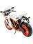 1:12 Ölçekli Model Motosiklet - HX797 - Beyaz (Lisinya) 2