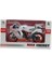 1:12 Ölçekli Model Motosiklet - HX797 - Beyaz (Lisinya) 4