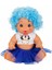Afro Et Bebek Kıvırcık Saçlı - Mavi (Lisinya) 1