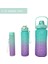 Yeşil, 3’lü Set - Sticker’lı Pipetli Matara Seti - 2000ML,900ML,300ML 1