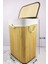 Dikdörtgen Bambu Çamaşır Sepeti Naturel CL-6002-01 6